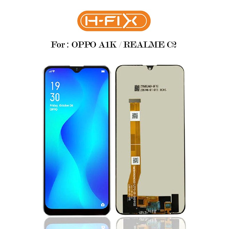 Hfix - หน้าจอสัมผัส LCD สําหรับ OPPO A1K REALME C2