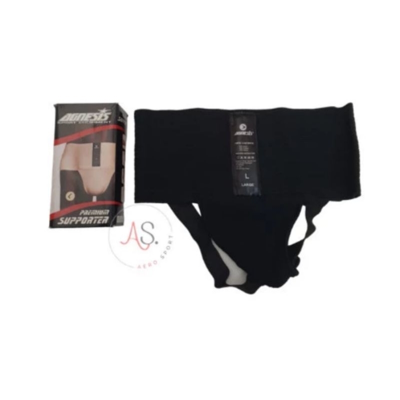 PREMIUM SUPPORTER Agnesis กางเกงไส้เลื่อนสีดํา