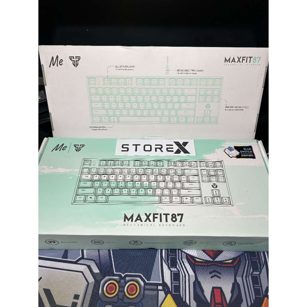 คีย์บอร์ด Fantech MAXPOWER MK856 maxfit87 Mint Mechanical Gaming Keyboard maxfit87 Limited