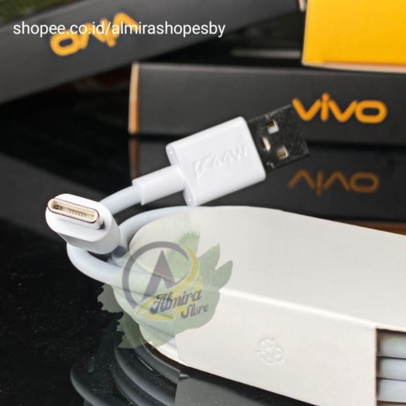 VIVO TYPE-C DATA CABLE SUPPORT FAST CHARGING 44W VIVO Y27 Y35 V23e V25 V25e V27 V27e T1 PRO 5G ORIGI