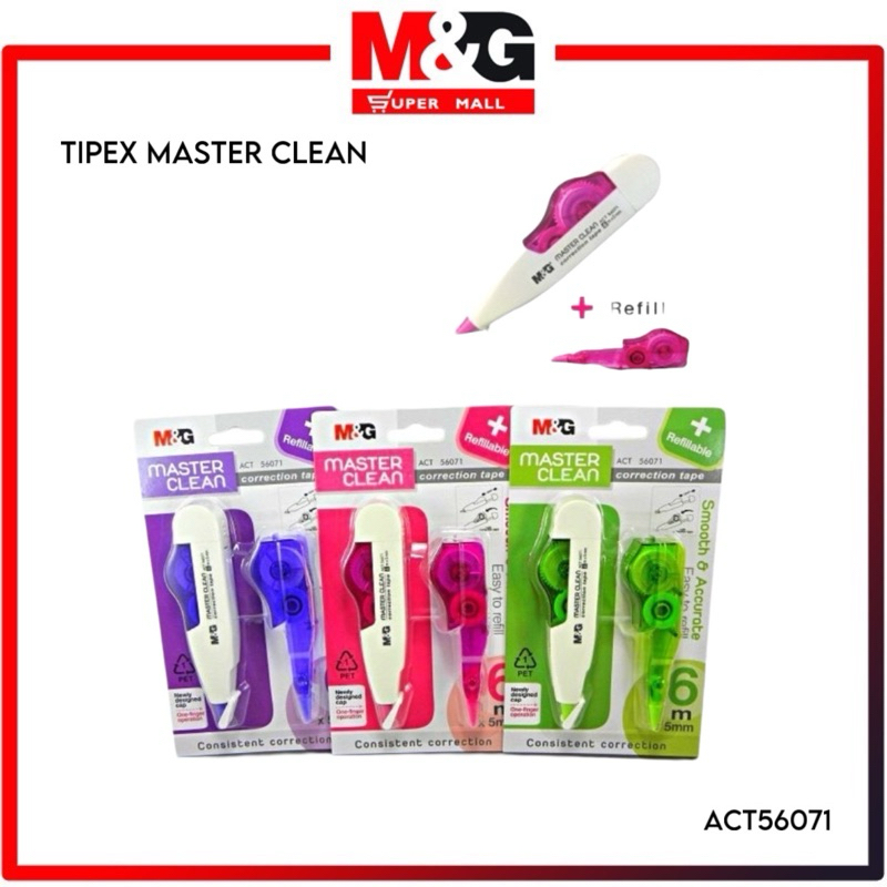 M&G Correction Tape 6M Master Clean / M&G Tip-ex Master Clean ACT56071