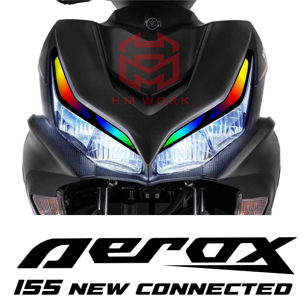 AEROX 155 สติ๊กเกอร์ติดคิ้ว STD แบบเชื่อมต่อใหม่