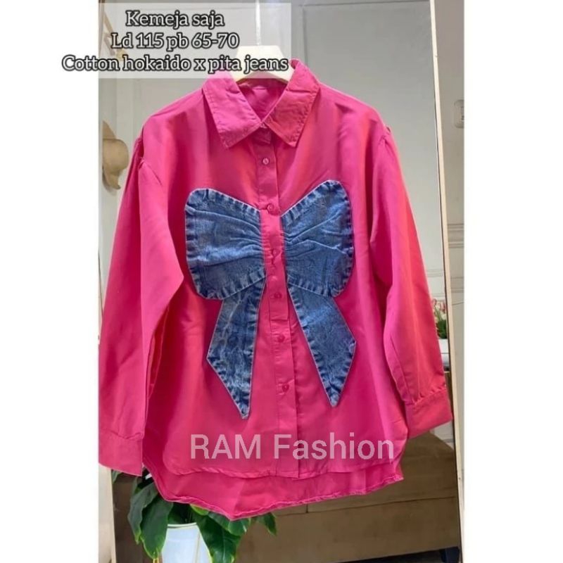 Kemeja เสื้อริบบิ้นบัฟ