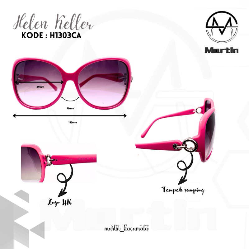 Helen Keller / Women& 39;s Travel Glasses / แว่นกันแดด / H1303CA