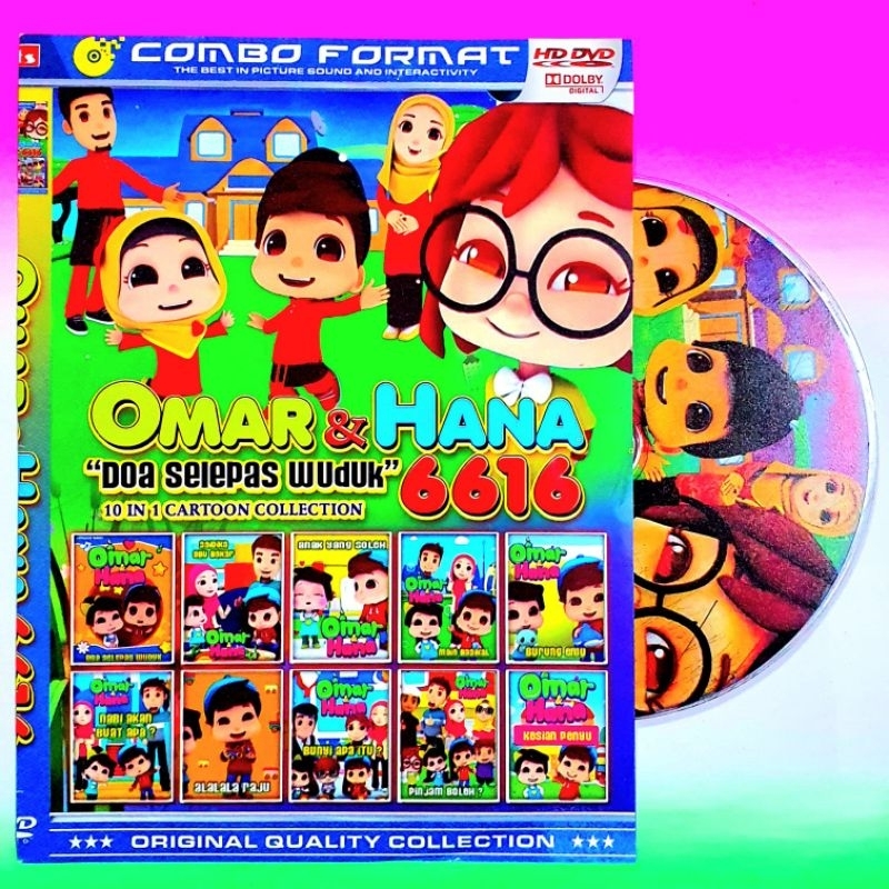 OMAR AND HANA DVD CASSETTE - LATEST OMAR HANA CASSETTE - OMAR HANA CARTOON DVD