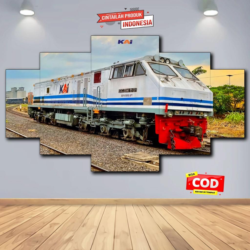 MESAKREASI -ตกแต่งผนัง COMBO 5 TRAIN - GLOSSY LAMINATION