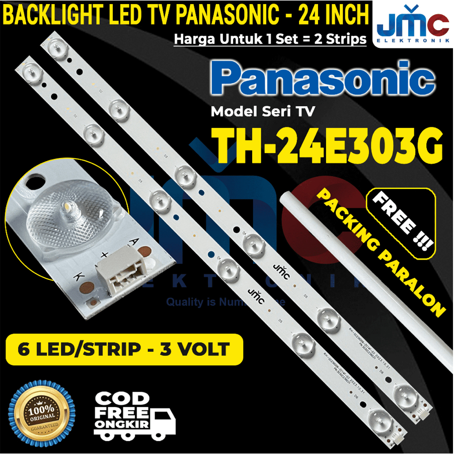 PANASONIC 24 นิ้ว LED TV BACKLIGHT TH-24E303G TH24E303G 24E303G 24E303 BL LAMP 24 IN