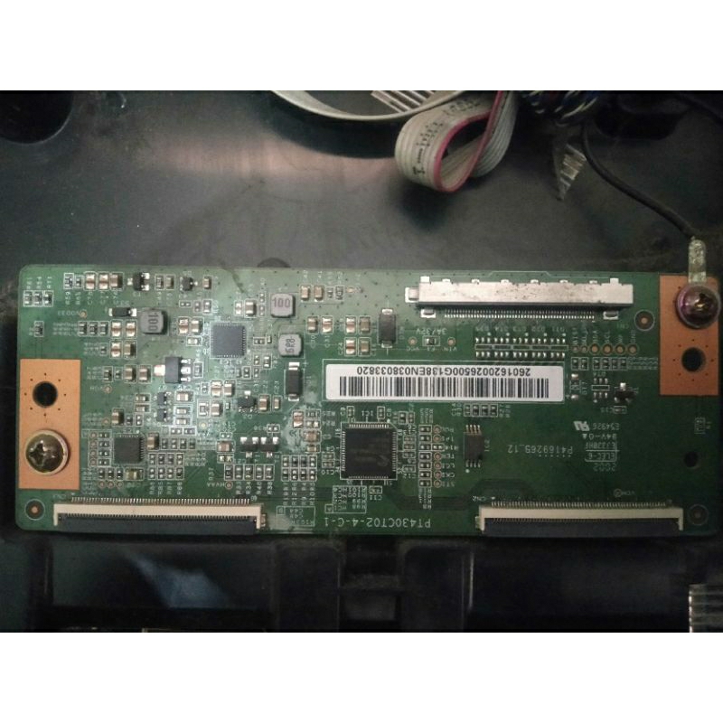 Tcon tv Polytron pld43b150 บอร์ด รหัส pt430ct02-4-c-1