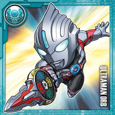 Orb Origin Ultraman Seal Wafer Bandai Shokugan Candy Toy Sticker