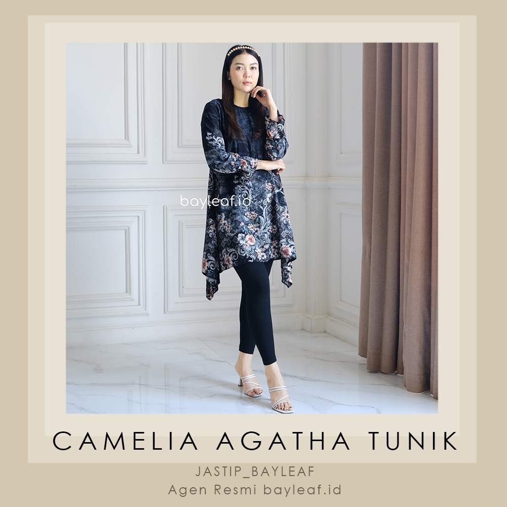 Camelia AGATHA เสื้อทูนิคพรีเมี่ยม โดย Megastore.Id