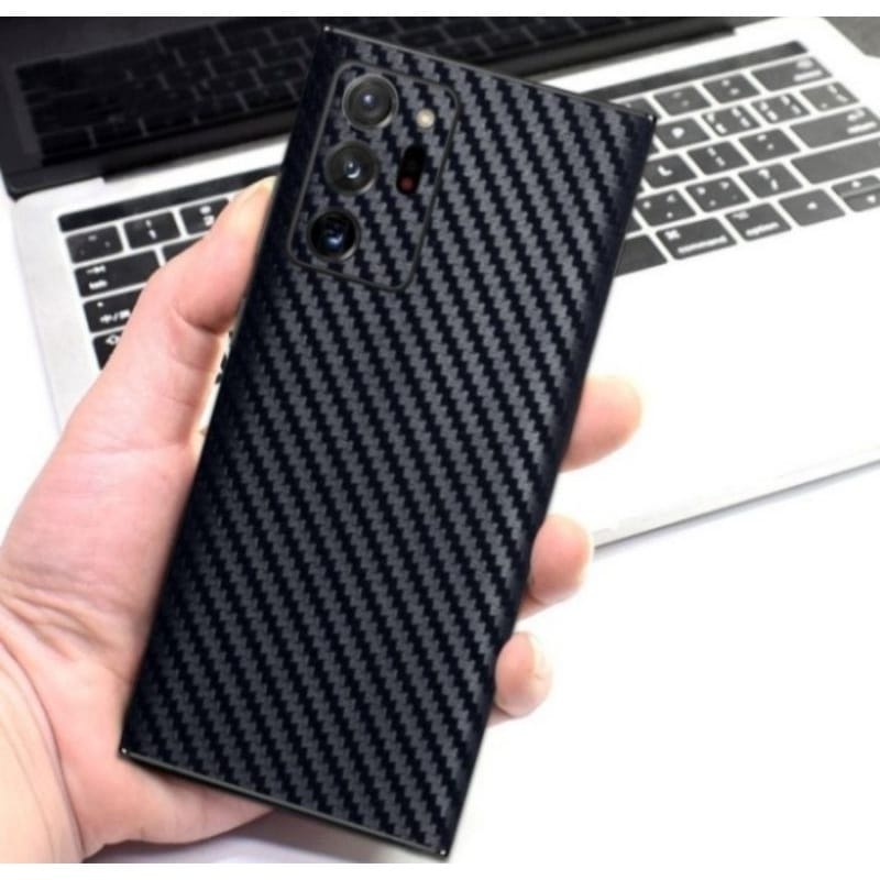 Back Skin 3D Carbon Black OPPO Reno11 11Pro 11F Reno8 T 8z Reno4 4F Reno3 3Pro Reno2 2F Reno 10X ZOO