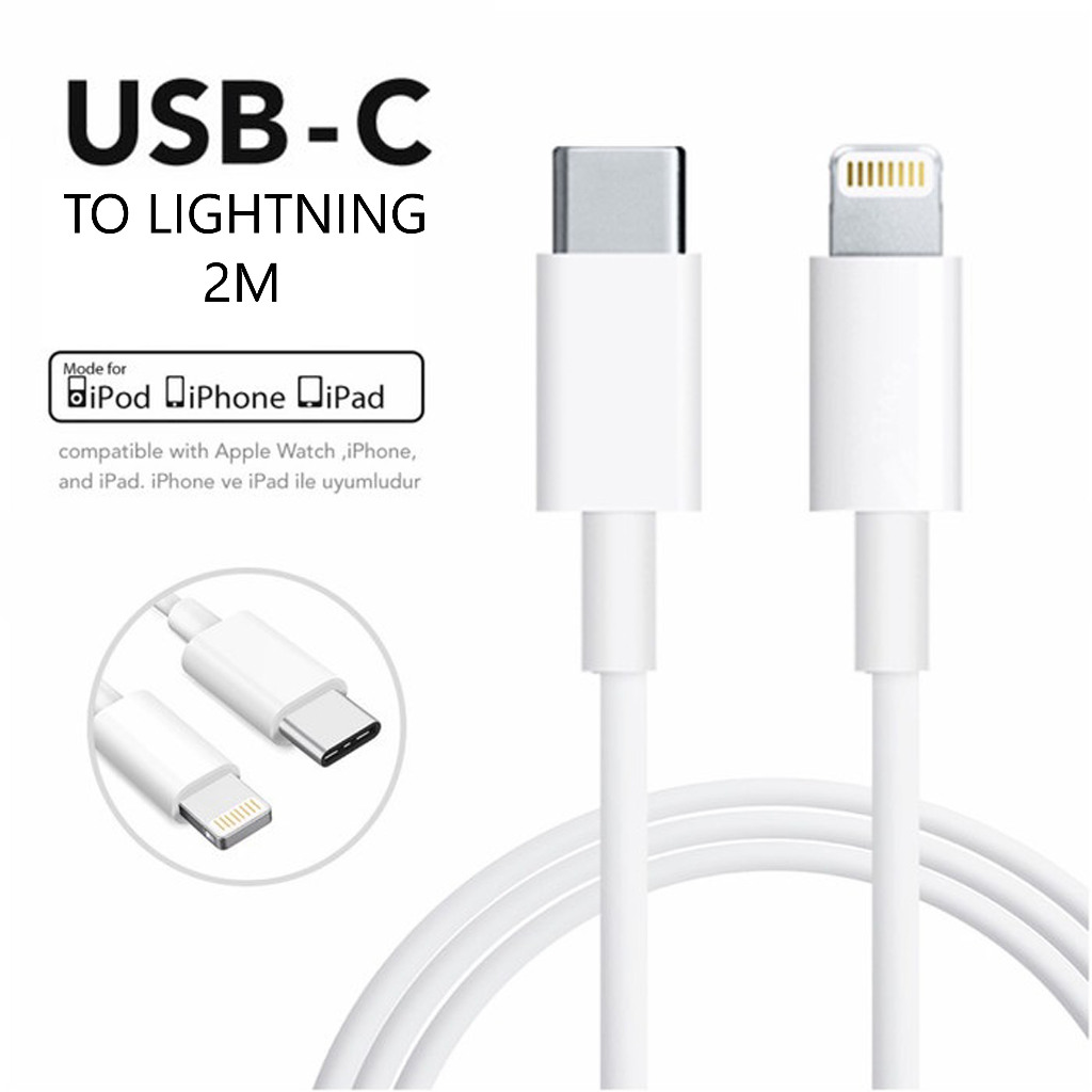 สายเคเบิล 1P 11 / 12 / 13 / 14 TYPE-C TO LIGHTNING 2M ต้นฉบับ