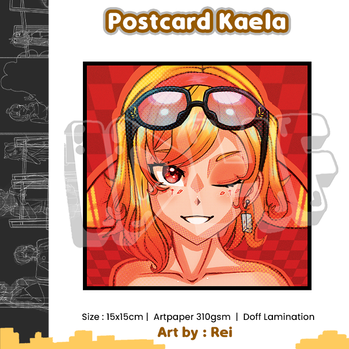 โปสการ์ด Kaela - Hololive Poster - Rei
