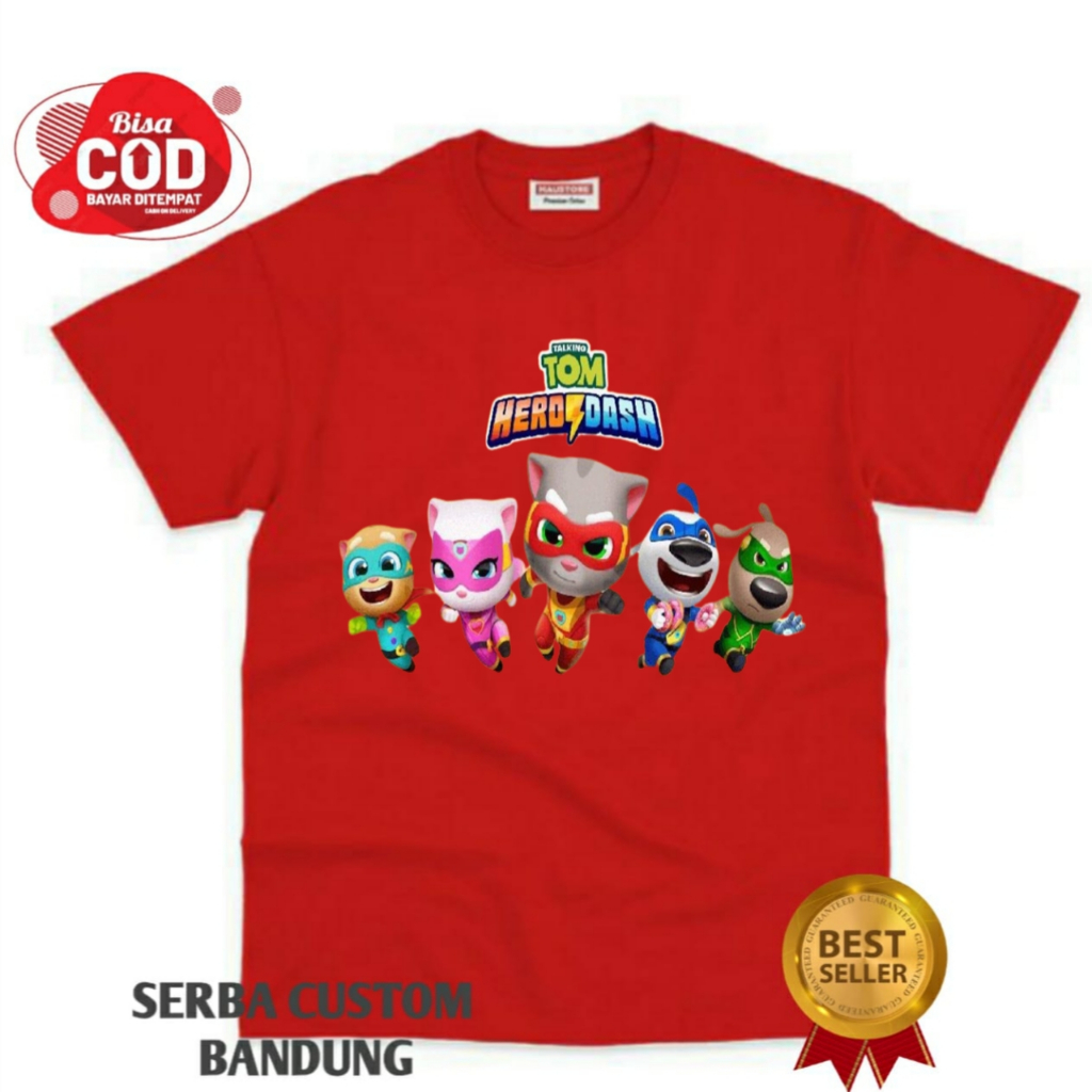 TALKING TOM HERO DASH CHILDRENS เสื้อยืด
