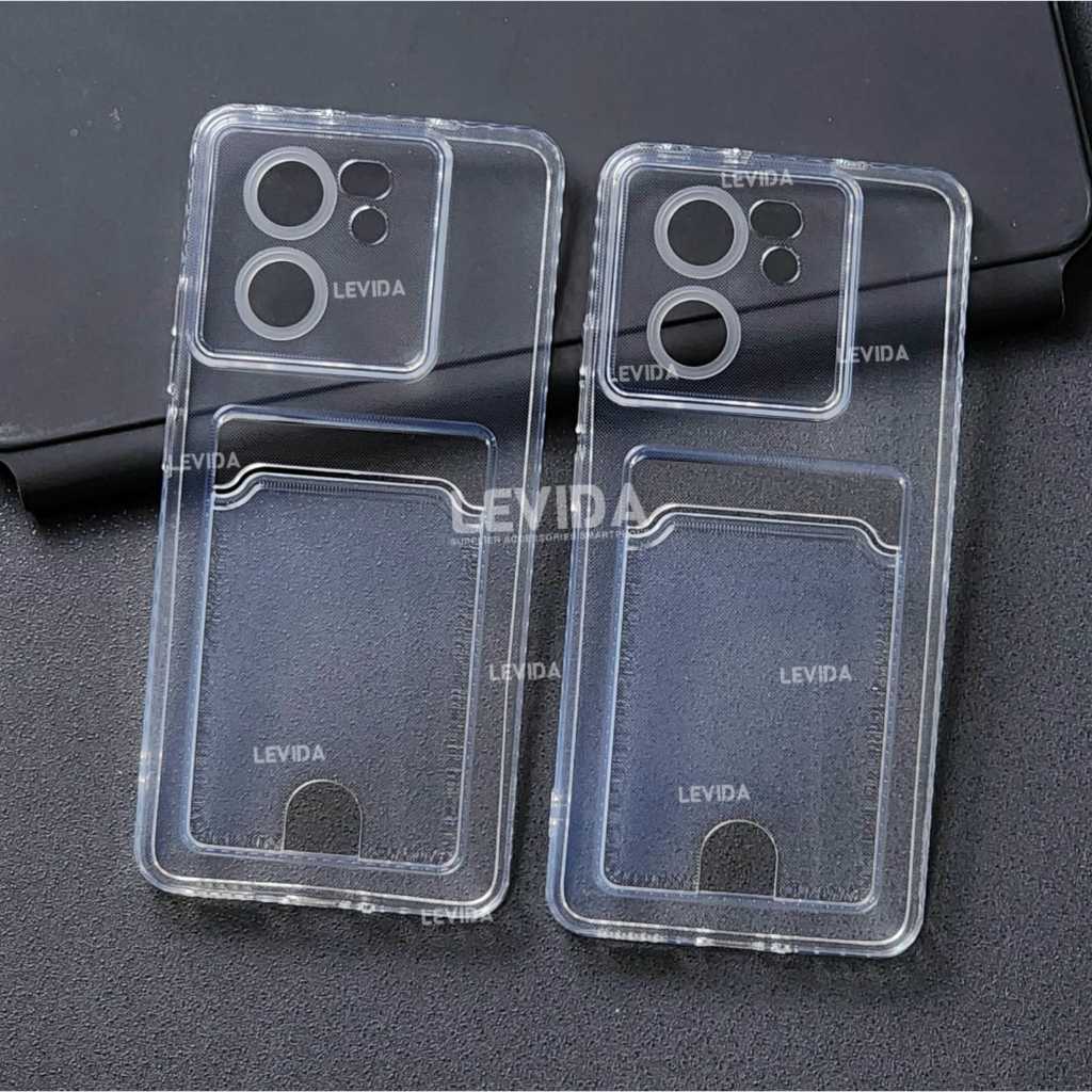 Xiaomi 13T Xiaomi 13T Pro Clear Wallet Card Case Bening / Card Case ช่องใส่การ์ดใส Xiaomi 13T Xiaomi