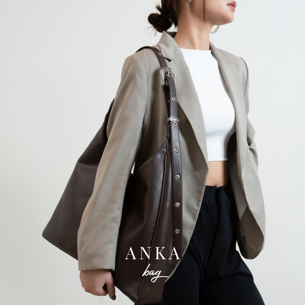 กระเป๋า Anka - AMRETA - กระเป๋าผู้หญิง - VINTAGE HOBO BAG - LAPTOP BAG FIT 15.6 INCH