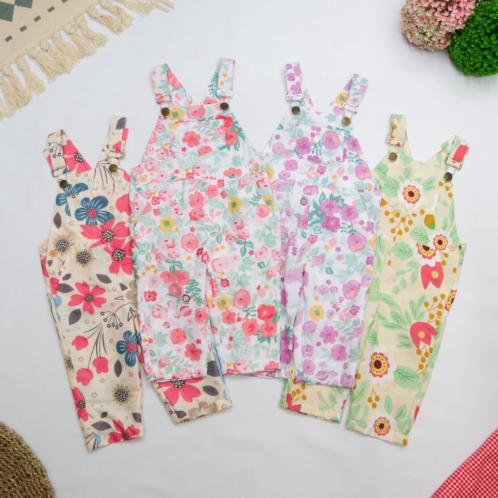 CODE O93Q Axelle Overall Floral Motif
