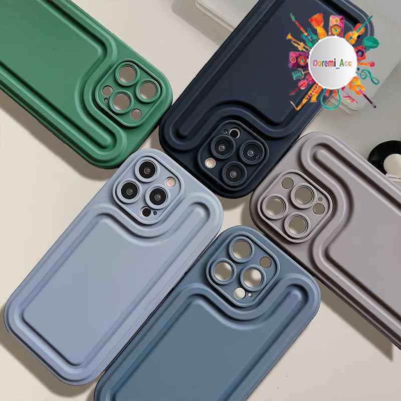 CASING SILICON LUXURY MUGELO AIR BAG สําหรับ REALME 5 5i 5s 10 11 C11 C12 C15 C20 C21Y C25Y C30 C30S
