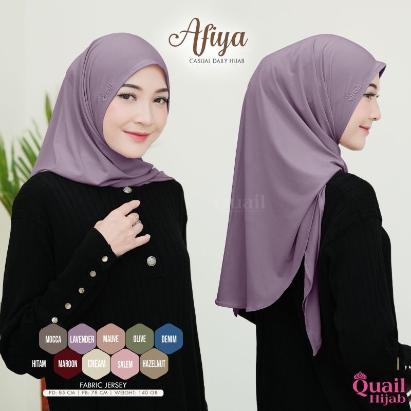 Merah Original Afiya Hijab นกกระทา Hijab / Augustan Red Hijab