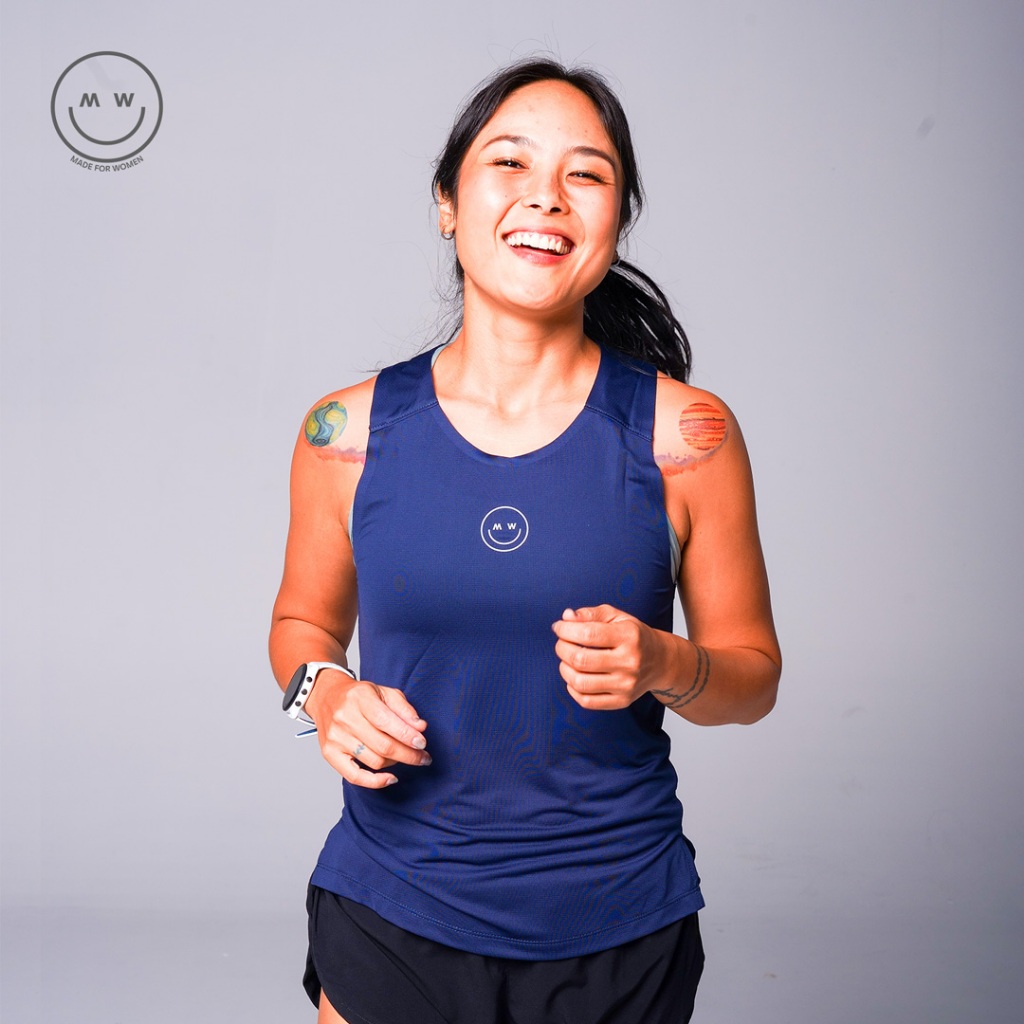 [MADE FOR WOMEN] ACTIVE PACE RUNNING TANK TOP FOR WOMEN - BASIC NAVY/BLACK / WHITE