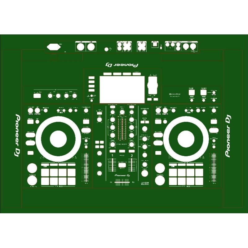 XDJ-RX 2 สติ๊กเกอร์กันรอยเครื่องดนตรีดีเจ