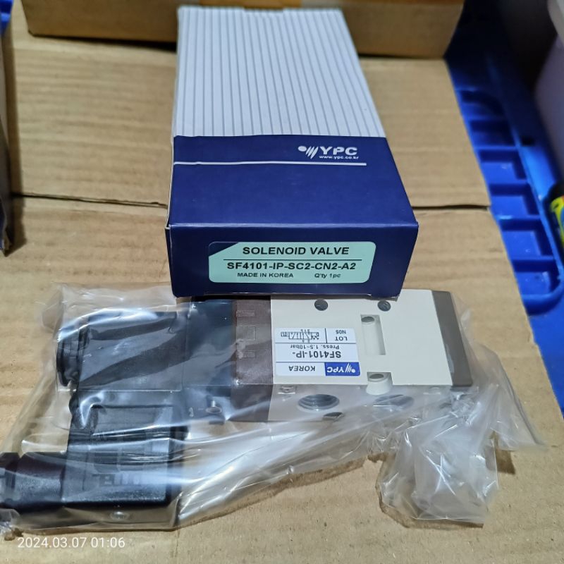 โซลินอยด์วาล์ว YPC SF4101-IP 220V / SF4101-IP-SC2-CN2-A2 เกาหลีเดิม
