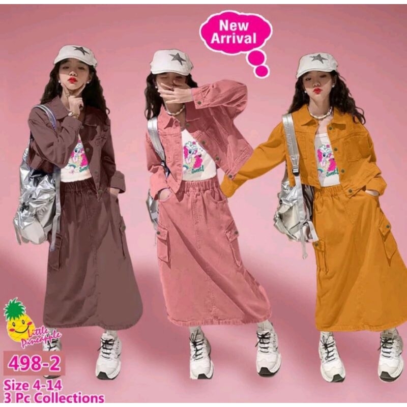 3in1 CARGO SKIRT JACKET LITTLE PINEAPPLE 5th 10th 11th