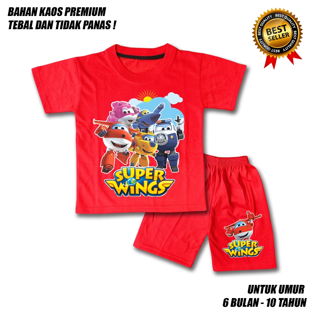 SUPER WINGS 2 ชุดเด็กชายและเด็กหญิงระดับพรีเมียม / ชุดมุสลิม AGED 0-10 ปี