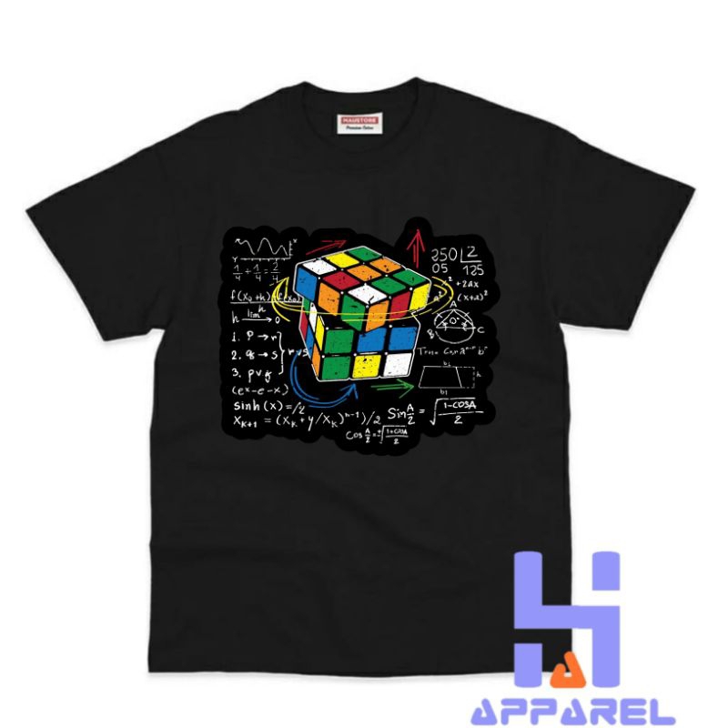 CHILDRENS CLOTHES เสื้อยืด RUBIK RUBIX RUBIC MATH