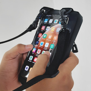 Navel - Tas Dompet Hp Hanging Wallet Gantung Kalung Leher Waterproof Anti Air Koin Uang Selempang Pria Wanita Serbaguna Otto
