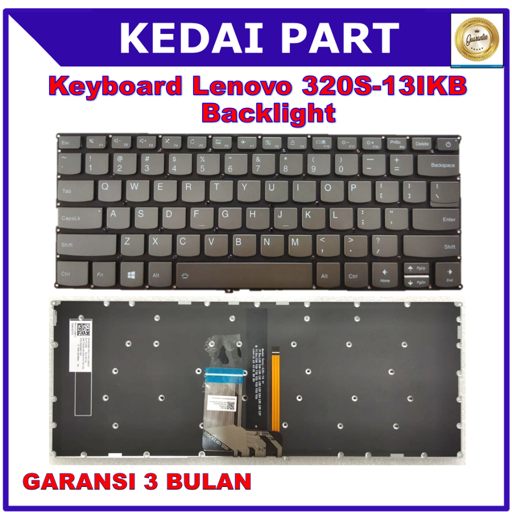 คีย์บอร์ดแบ็คไลท์ สําหรับ Lenovo IdeaPad 320S-13IKB 720S-14IKB V720-14