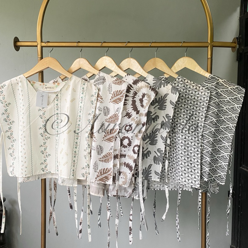 VEST ANEESA BATIK ด้านนอกผู้หญิง VEST