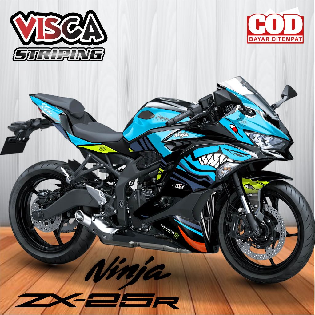 ZX25R Striping สติ๊กเกอร์ Variation VIA SHARK