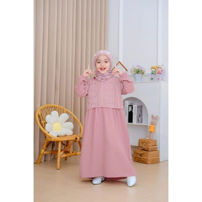 CHILDRENS MALIKA BROCADE GAMIS