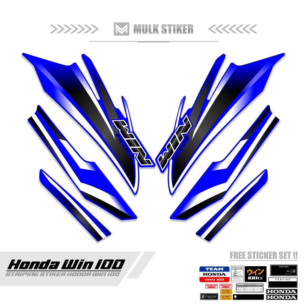 HONDA WIN STRIPING / MTF 88 / WIN 100 สติ๊กเกอร์ / สติ๊กเกอร์ / STREET / STIPING / STRIPING / SKOTLE