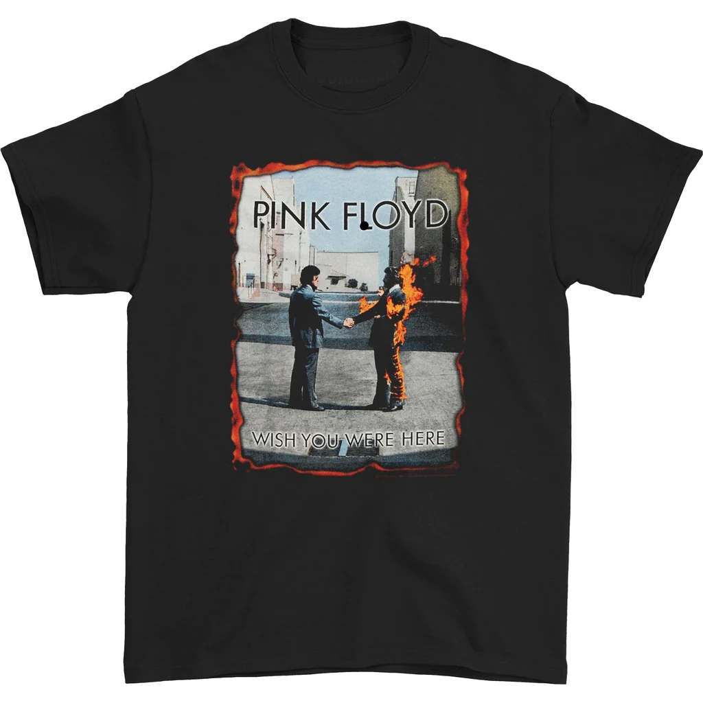 Kaos Pink Floyd Wish You Were Here Burned Premium T-Shirt Music Band Pink Floyd | เสื ้ อยืดวงร ็ อคโลหะ