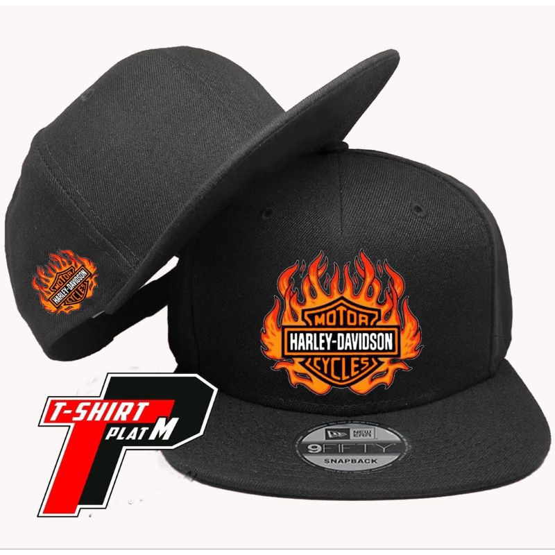 หมวก Snapback Harley Davidson Fire