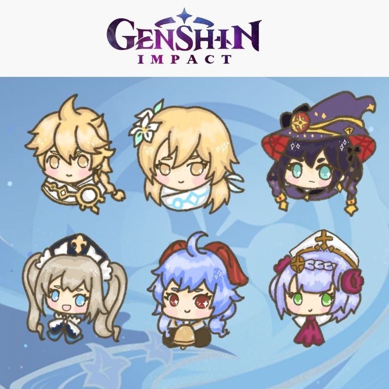 สติ๊กเกอร์ Genshin Impact