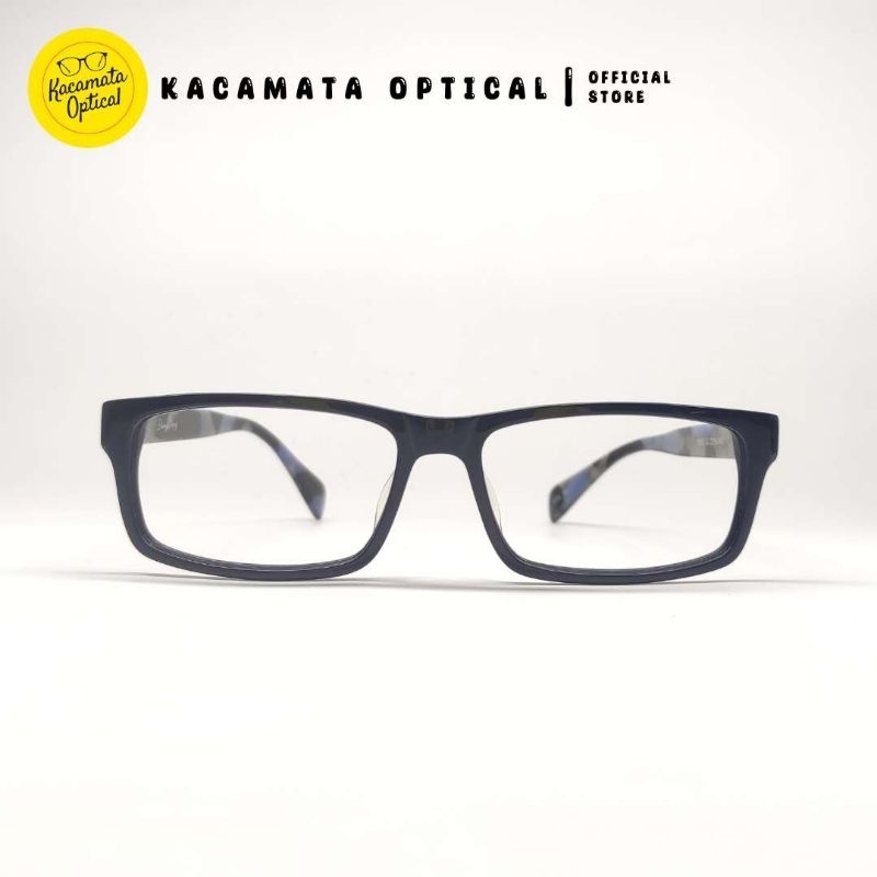 OPTICAL GLASSES - KMK8850 กรอบพลาสติกสีดําน้ําเงิน