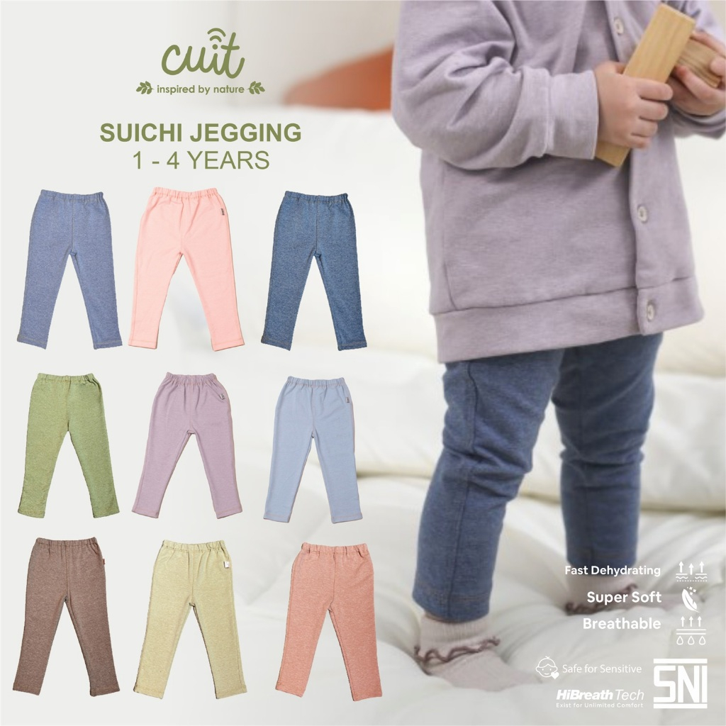 Cuit Baby 3 เดือน - 4 ปี Suichi Jeggings กางเกงเด็กลําลอง