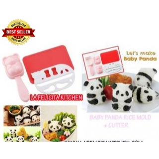 นําเข้า BN333 BABY PANDA ข้าว MOLD RM017 BENTO ข้าวญี่ปุ่นเด็ก CHILDREN BEAR ข้าว SCHOOL LUNCH ART M