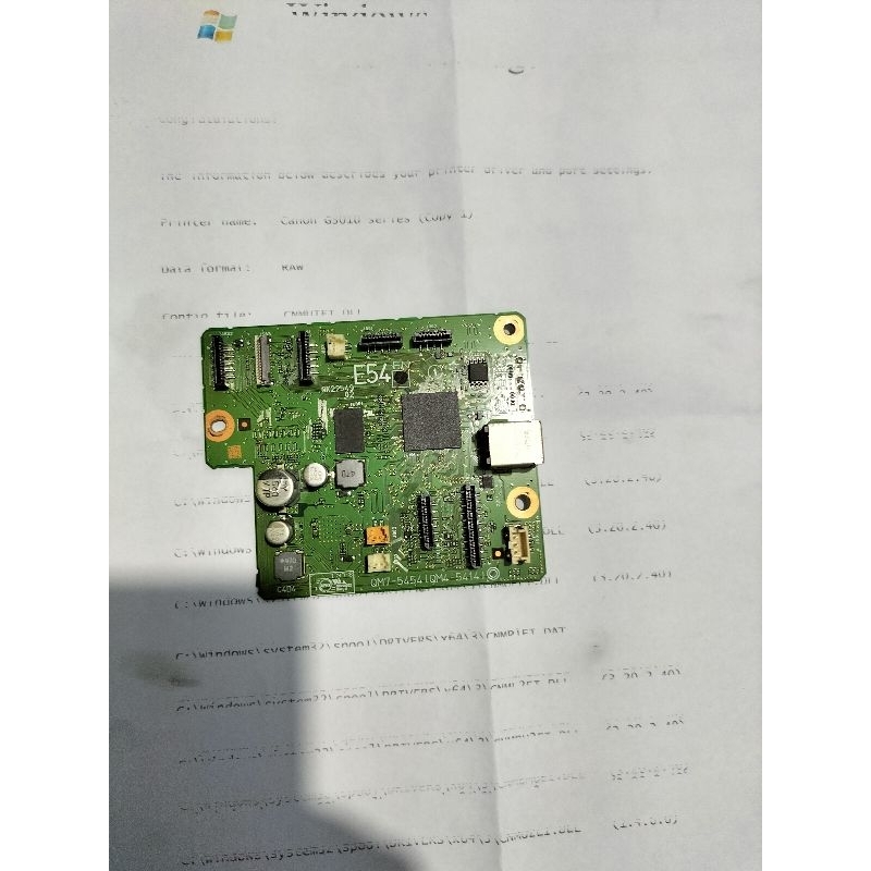 เมนบอร์ด Canon G3010 ปกติวินาที ผ่านการทดสอบก่อนส่ง