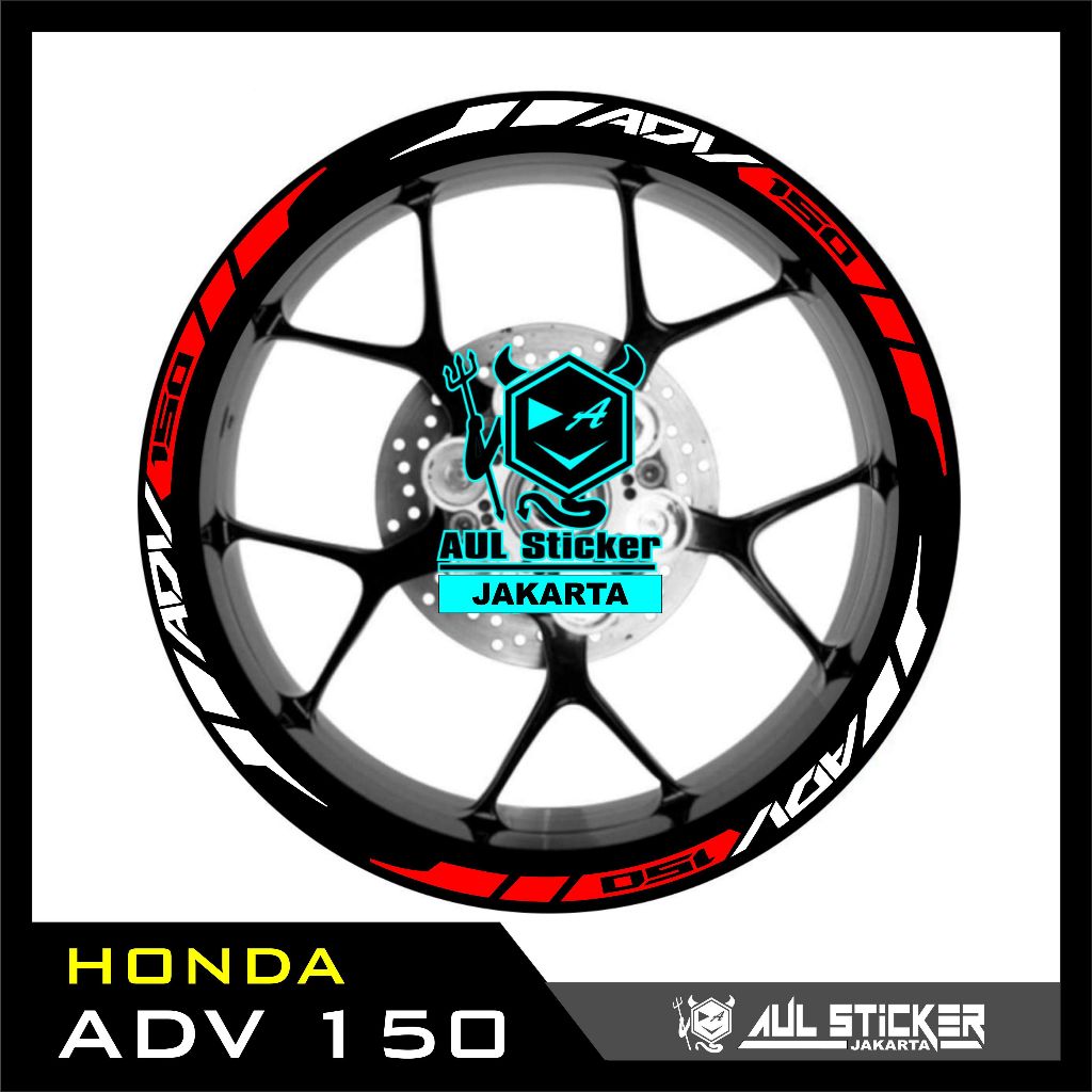 สติ๊กเกอร์เวลก์ (kc. 044 ) HONDA ADV 150 / 160 FRONT REAR