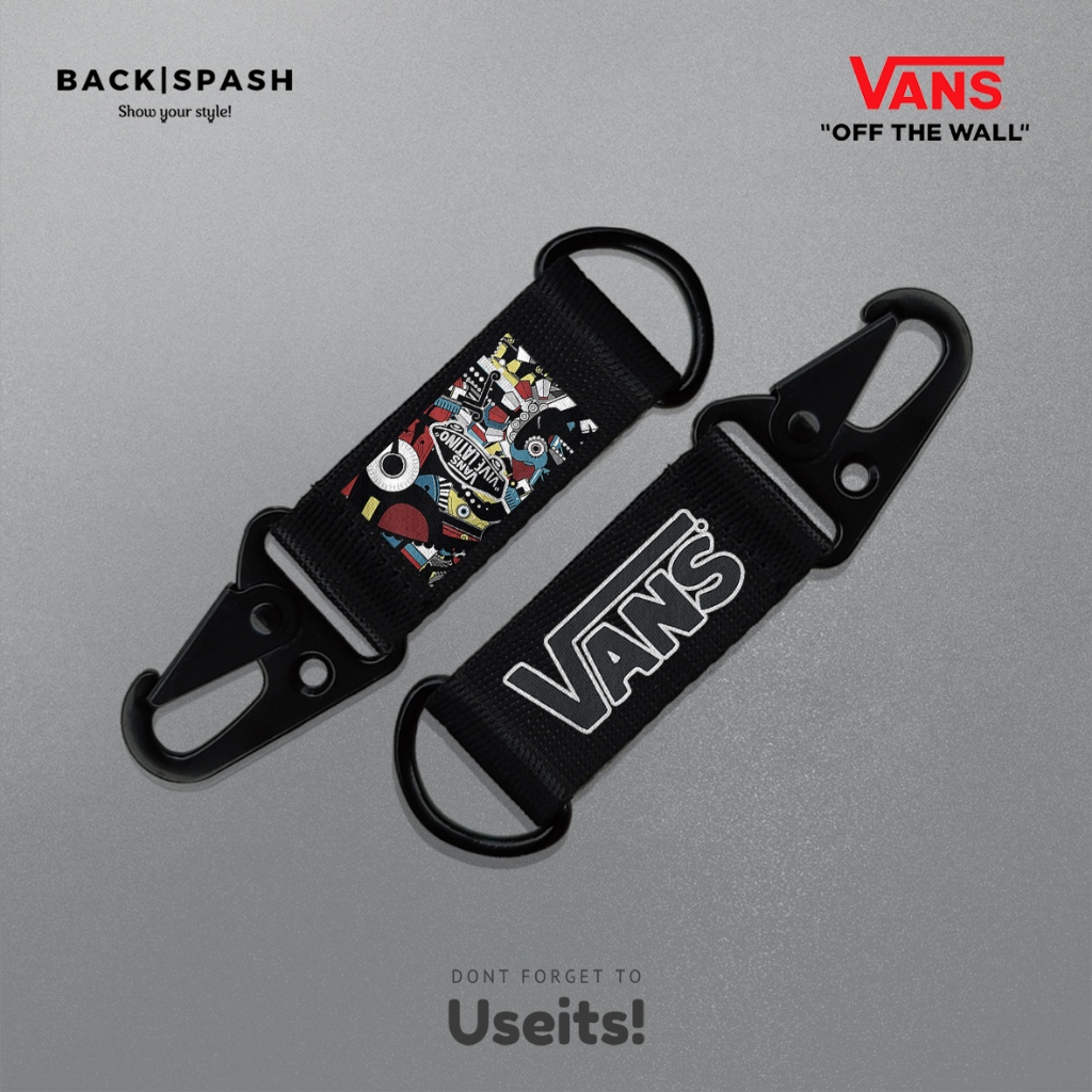 VANS พวงกุญแจรถตู้สไตล์สตรีท พร้อมตะขอ สแน็ป เท่ น่ารัก สําหรับผู้ชายและผู้หญิง
