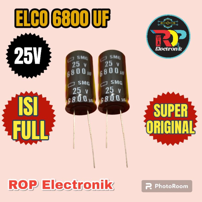 Elco 6800uf 25v สารบัญเต็มรูปแบบ คุณภาพสูง