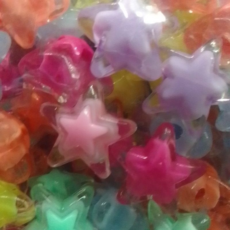 CLEAR STAR BEAD CONTAINS 1 POUND