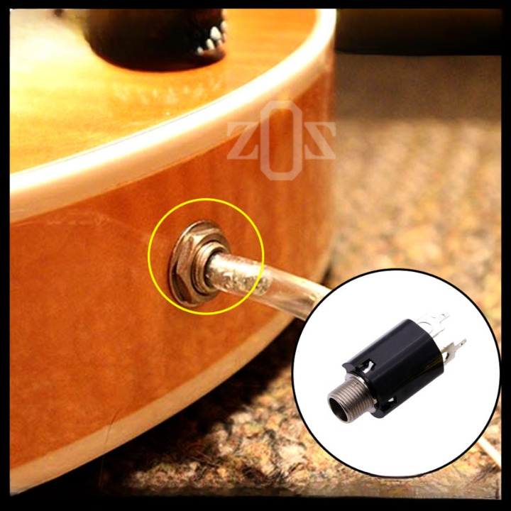 Contra Jack Female Output Acoustic Standard Guitar กีตาร์ไฟฟ้า