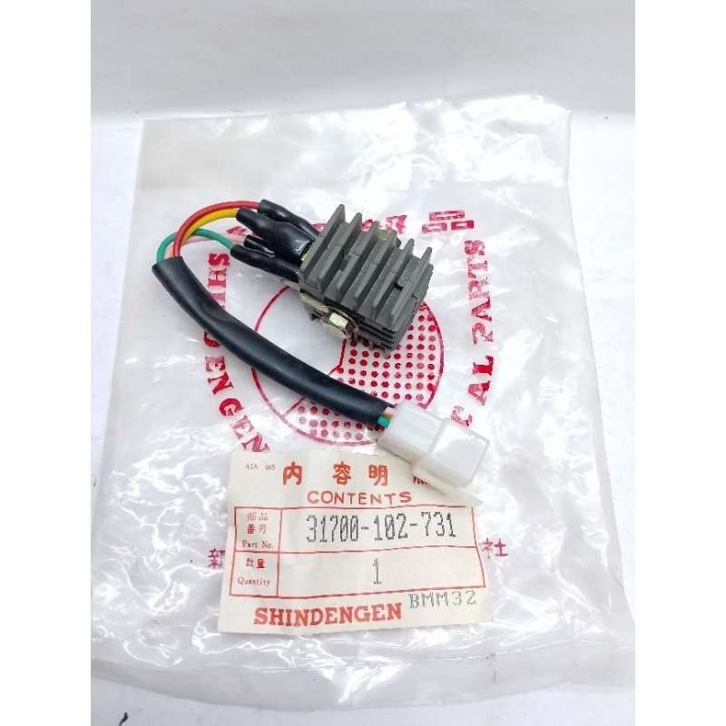 ต้นฉบับ honda CB100 CB 100 CB125 CB 125 วงจรเรียงกระแสหรือตัวควบคุม SHINDENGEN แท้ japan