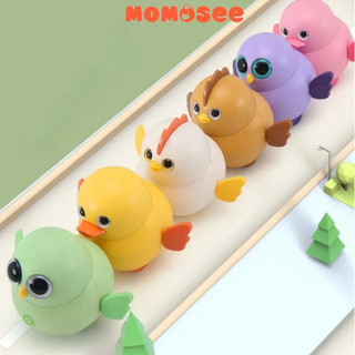 Momosee Mainan Ayam Berjalan Sensor Magnet Mainan Anak Wobble Duck Swing Squad Mainan Edukasi WJ20