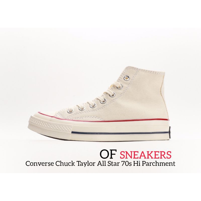 Converse Chuck Taylor All Star 70s Hi Parchment Shoes ของแท้ 100%